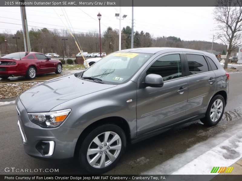 Mercury Gray / Black 2015 Mitsubishi Outlander Sport SE AWC