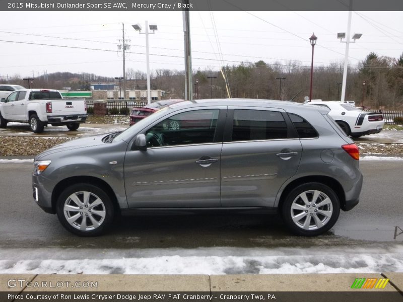 Mercury Gray / Black 2015 Mitsubishi Outlander Sport SE AWC