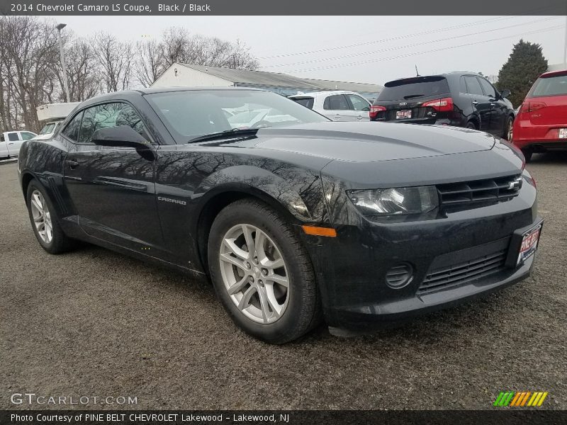 Black / Black 2014 Chevrolet Camaro LS Coupe