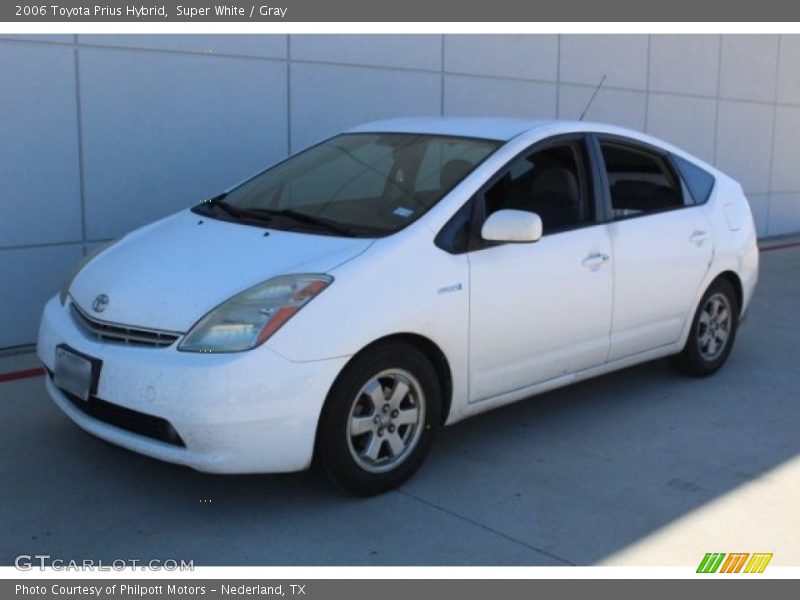 Super White / Gray 2006 Toyota Prius Hybrid