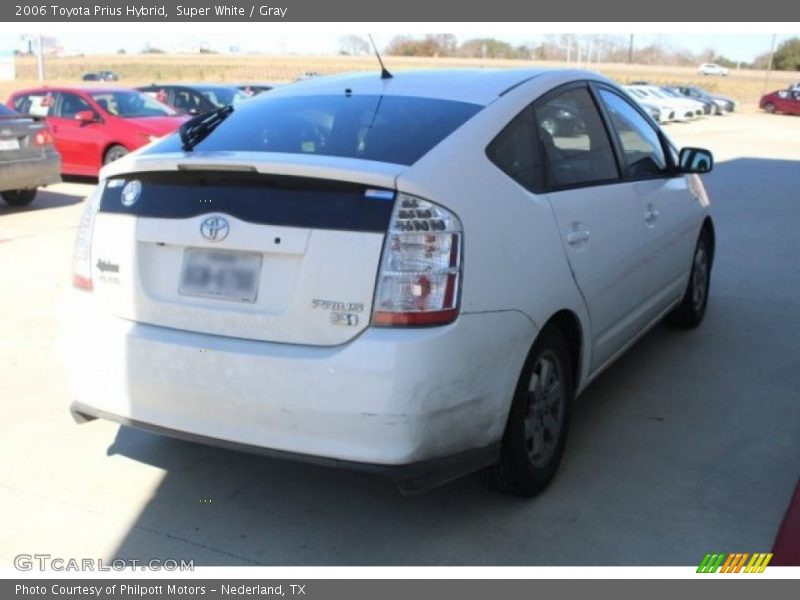 Super White / Gray 2006 Toyota Prius Hybrid