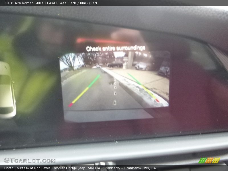 Alfa Black / Black/Red 2018 Alfa Romeo Giulia Ti AWD