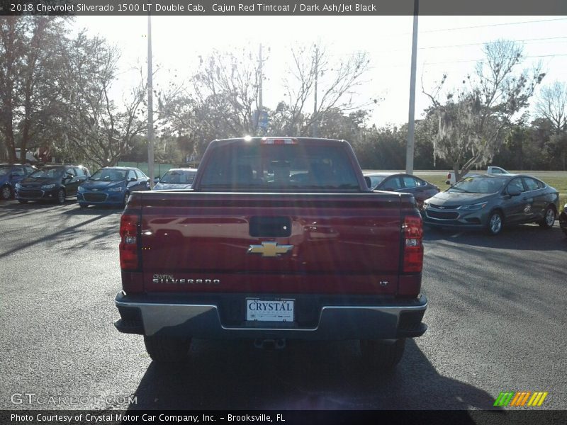 Cajun Red Tintcoat / Dark Ash/Jet Black 2018 Chevrolet Silverado 1500 LT Double Cab