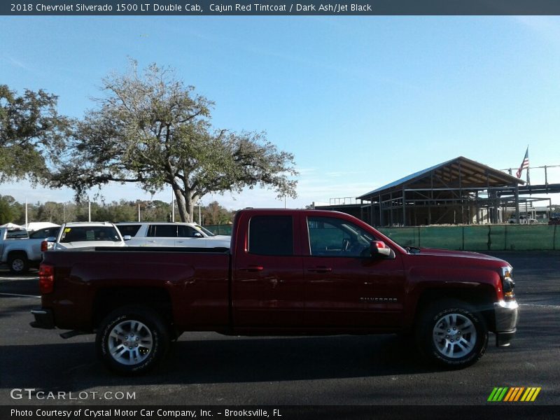 Cajun Red Tintcoat / Dark Ash/Jet Black 2018 Chevrolet Silverado 1500 LT Double Cab