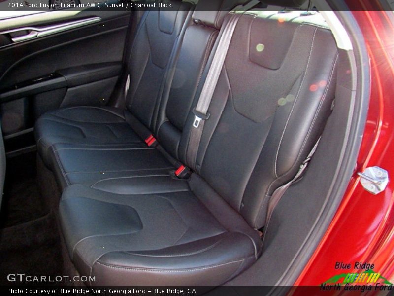 Sunset / Charcoal Black 2014 Ford Fusion Titanium AWD