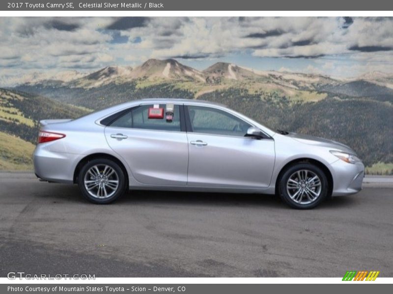 Celestial Silver Metallic / Black 2017 Toyota Camry SE