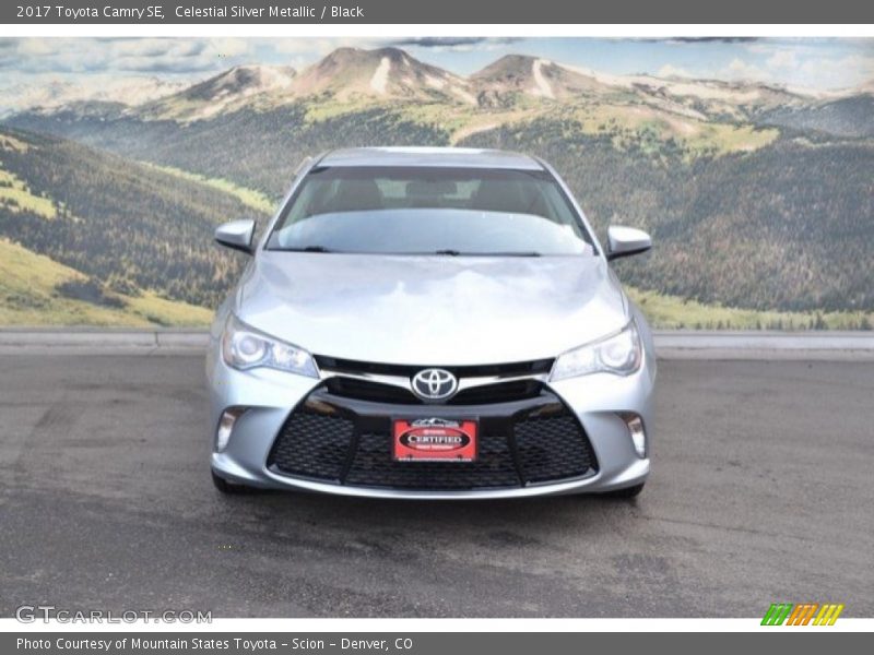Celestial Silver Metallic / Black 2017 Toyota Camry SE
