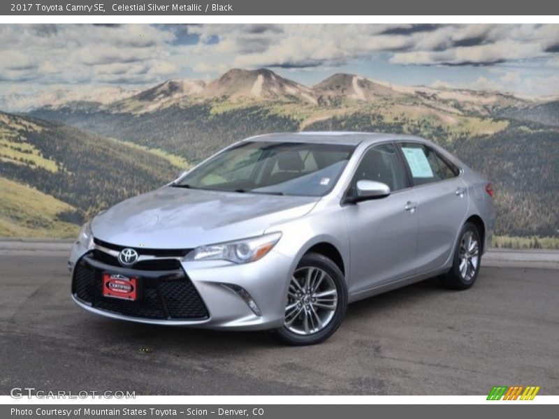 Celestial Silver Metallic / Black 2017 Toyota Camry SE