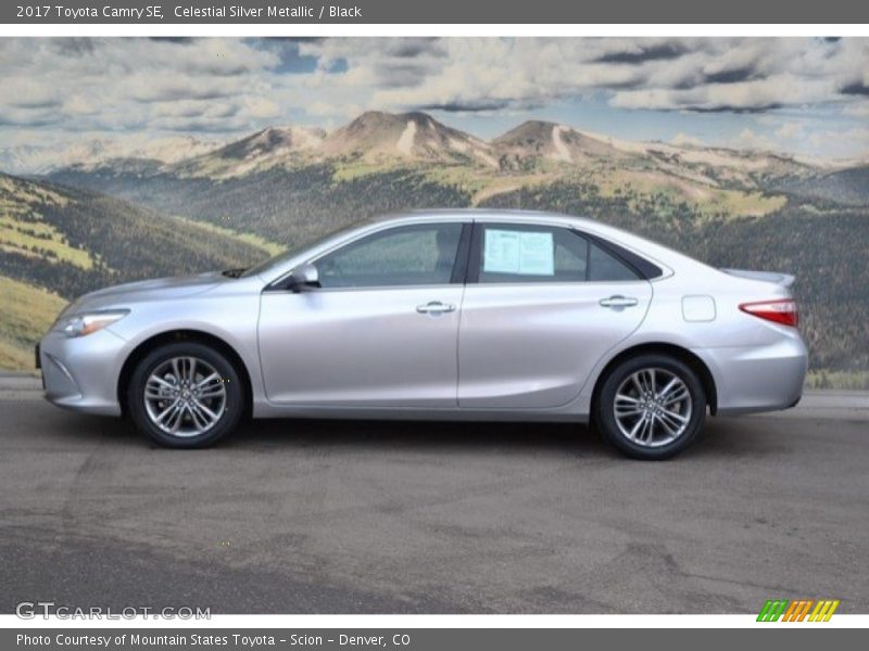 Celestial Silver Metallic / Black 2017 Toyota Camry SE