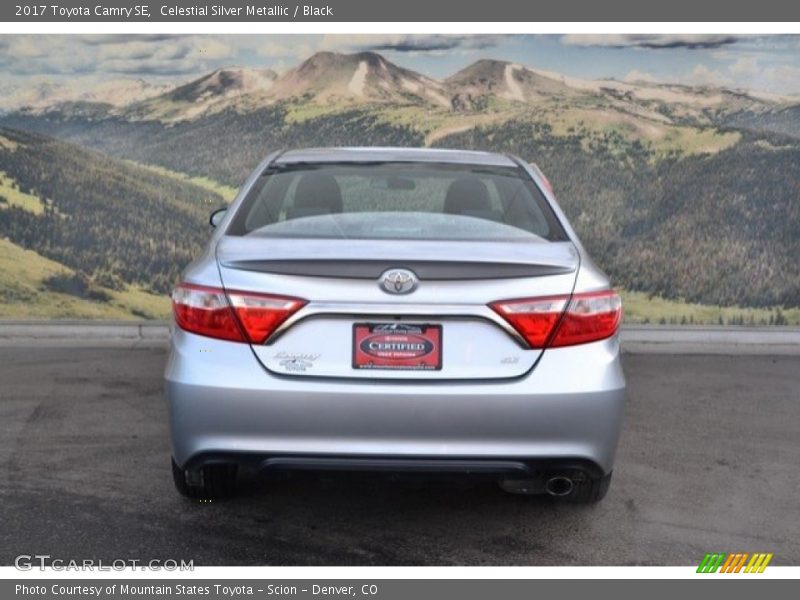 Celestial Silver Metallic / Black 2017 Toyota Camry SE