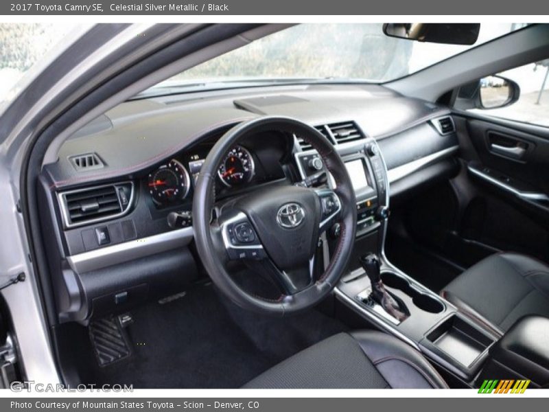 Celestial Silver Metallic / Black 2017 Toyota Camry SE