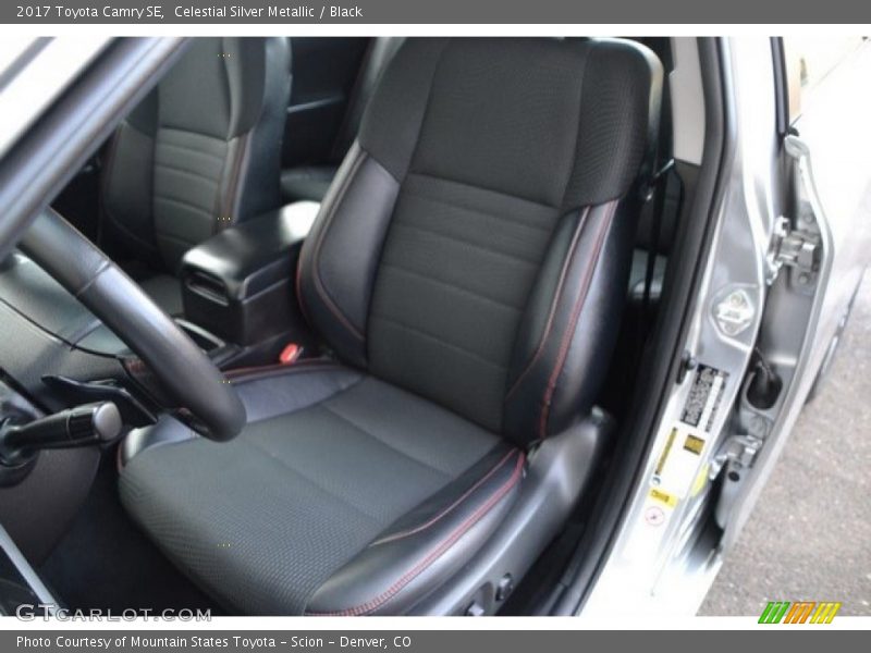 Celestial Silver Metallic / Black 2017 Toyota Camry SE
