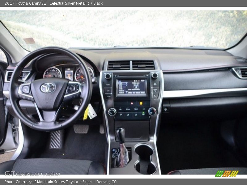 Celestial Silver Metallic / Black 2017 Toyota Camry SE