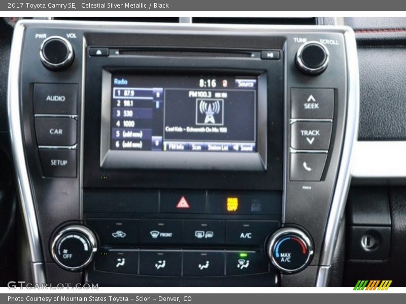 Celestial Silver Metallic / Black 2017 Toyota Camry SE