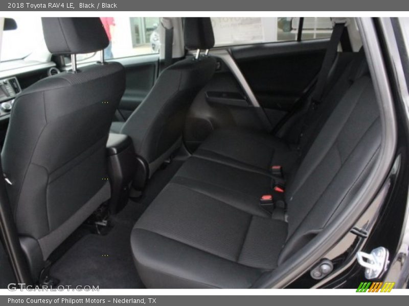 Black / Black 2018 Toyota RAV4 LE