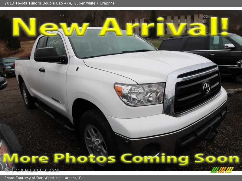 Super White / Graphite 2013 Toyota Tundra Double Cab 4x4
