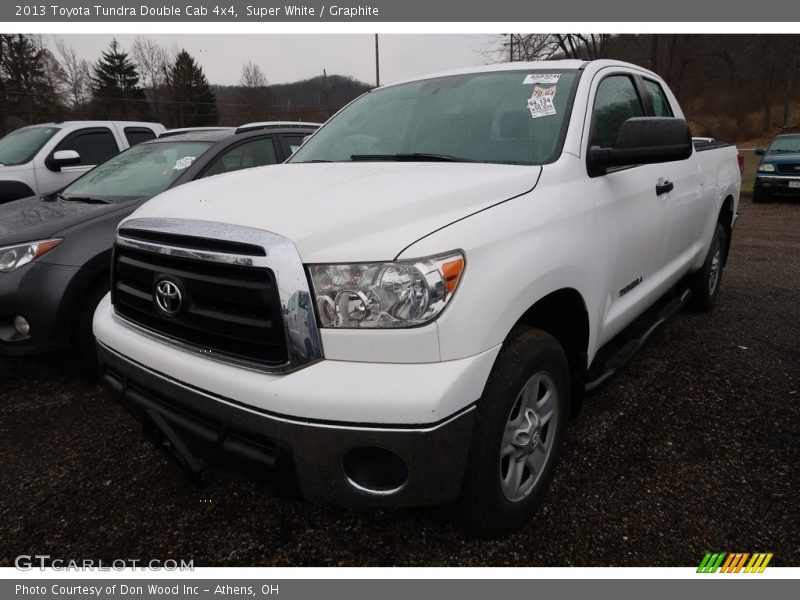 Super White / Graphite 2013 Toyota Tundra Double Cab 4x4