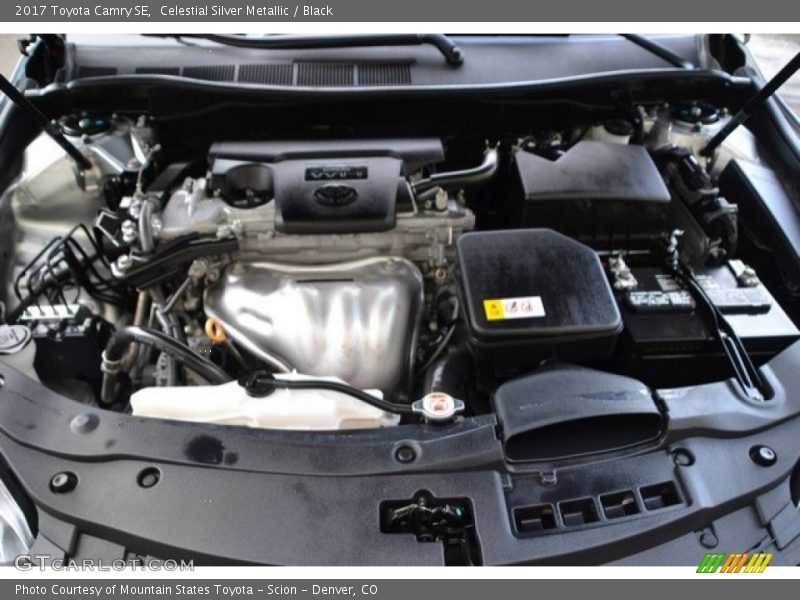Celestial Silver Metallic / Black 2017 Toyota Camry SE