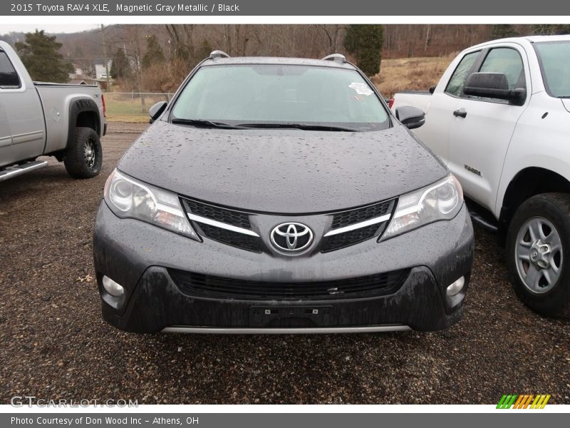 Magnetic Gray Metallic / Black 2015 Toyota RAV4 XLE