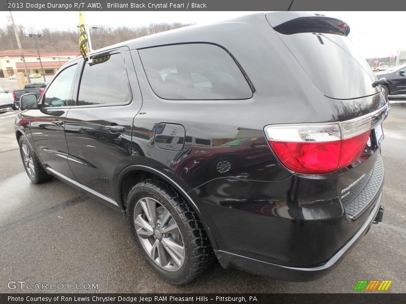 Brilliant Black Crystal Pearl / Black 2013 Dodge Durango R/T AWD