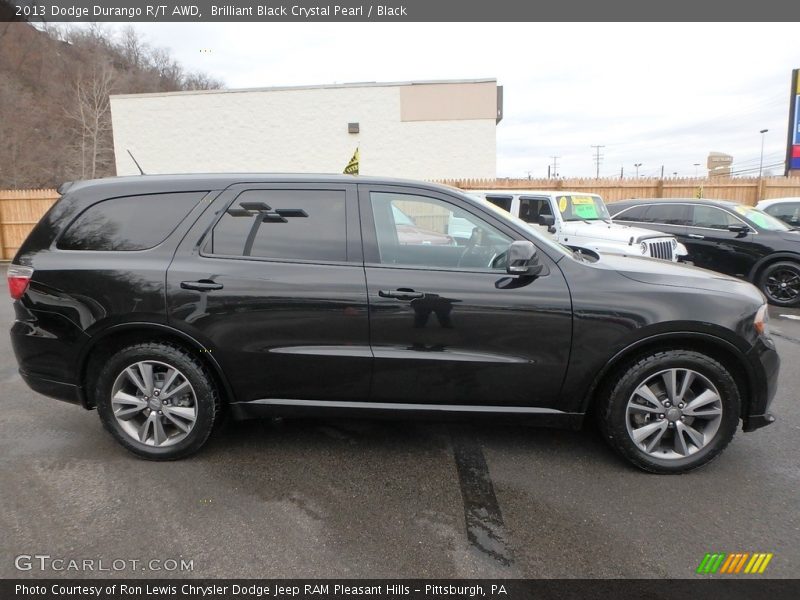 Brilliant Black Crystal Pearl / Black 2013 Dodge Durango R/T AWD
