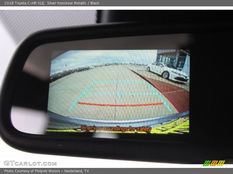 Silver Knockout Metallic / Black 2018 Toyota C-HR XLE