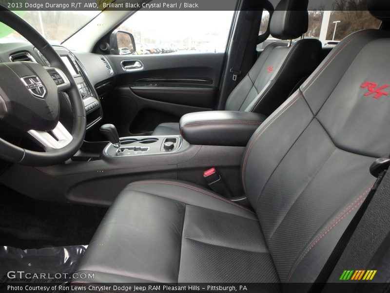 Brilliant Black Crystal Pearl / Black 2013 Dodge Durango R/T AWD