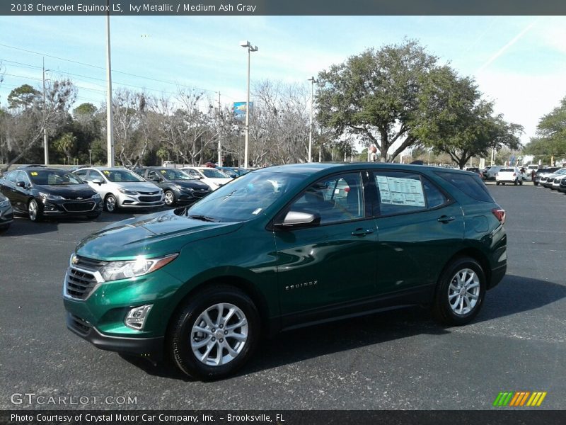 Ivy Metallic / Medium Ash Gray 2018 Chevrolet Equinox LS