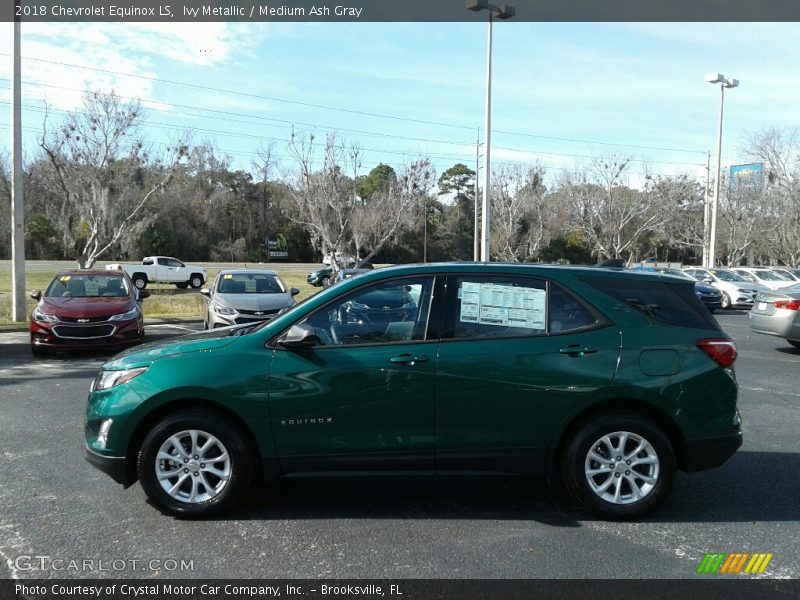 Ivy Metallic / Medium Ash Gray 2018 Chevrolet Equinox LS