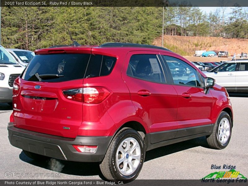 Ruby Red / Ebony Black 2018 Ford EcoSport SE