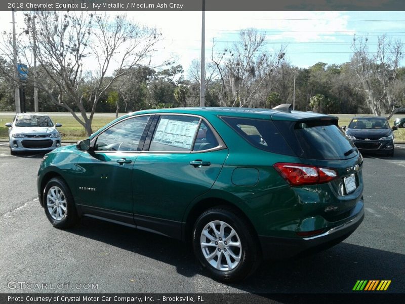 Ivy Metallic / Medium Ash Gray 2018 Chevrolet Equinox LS
