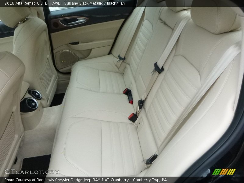 Rear Seat of 2018 Giulia Ti AWD