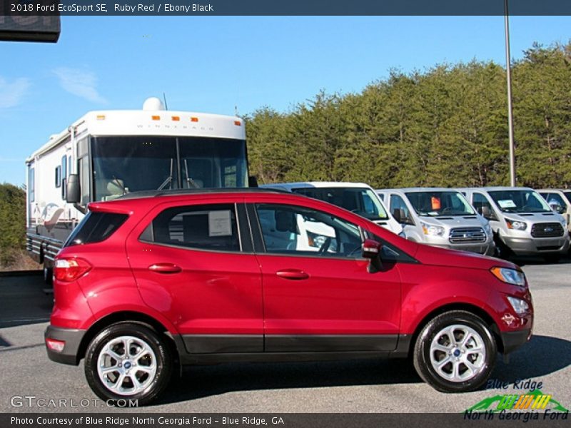 Ruby Red / Ebony Black 2018 Ford EcoSport SE