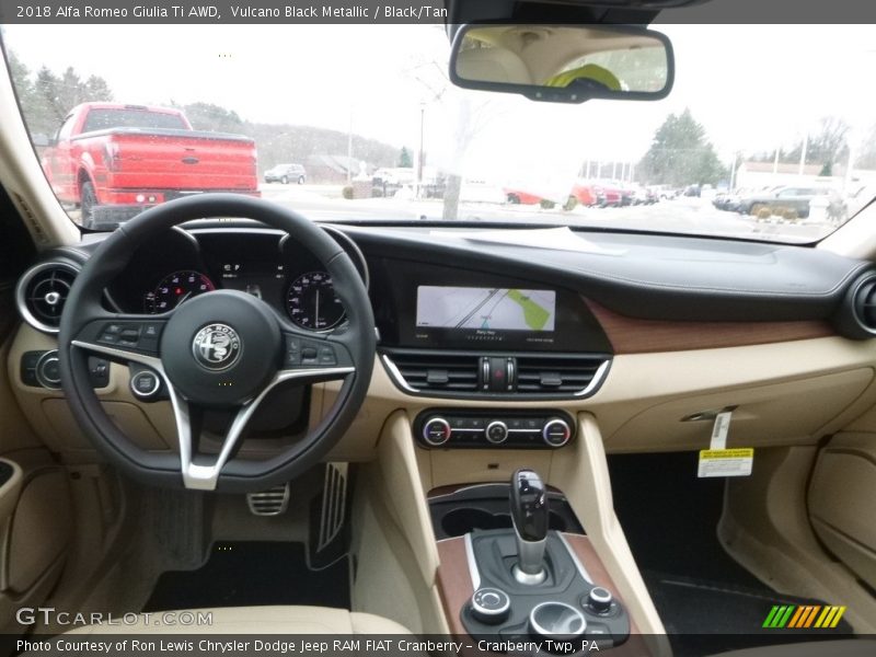 Dashboard of 2018 Giulia Ti AWD