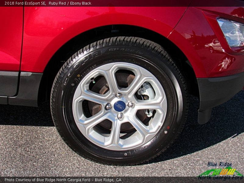Ruby Red / Ebony Black 2018 Ford EcoSport SE