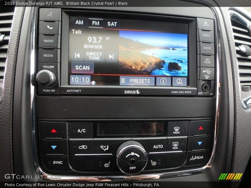 Brilliant Black Crystal Pearl / Black 2013 Dodge Durango R/T AWD