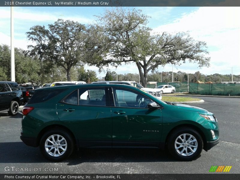 Ivy Metallic / Medium Ash Gray 2018 Chevrolet Equinox LS