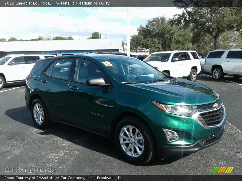 Ivy Metallic / Medium Ash Gray 2018 Chevrolet Equinox LS