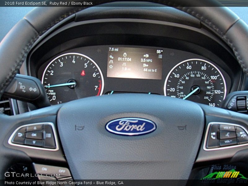 Ruby Red / Ebony Black 2018 Ford EcoSport SE