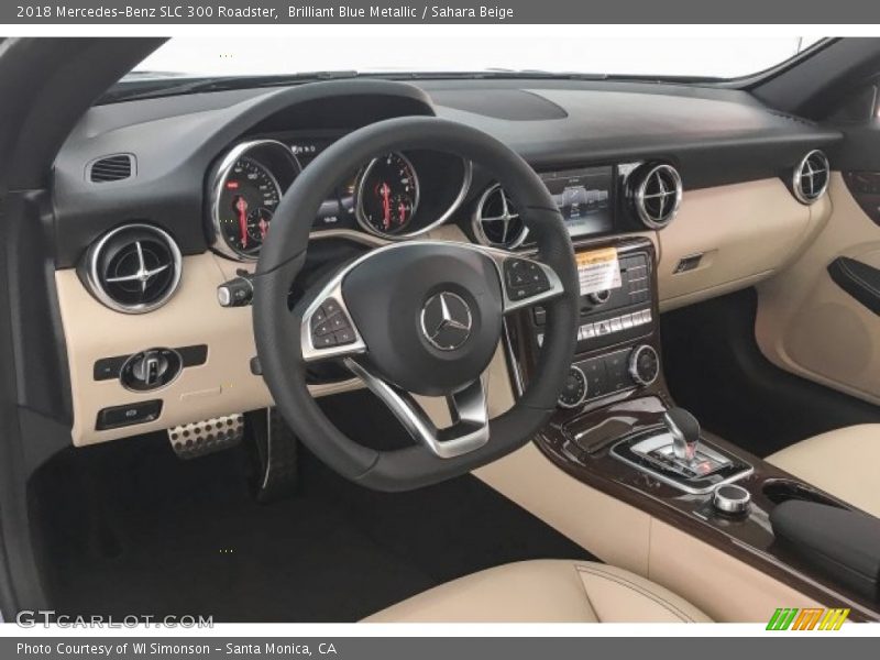 Dashboard of 2018 SLC 300 Roadster