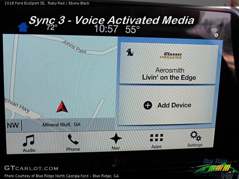 Ruby Red / Ebony Black 2018 Ford EcoSport SE