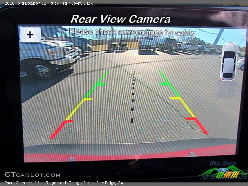 Ruby Red / Ebony Black 2018 Ford EcoSport SE