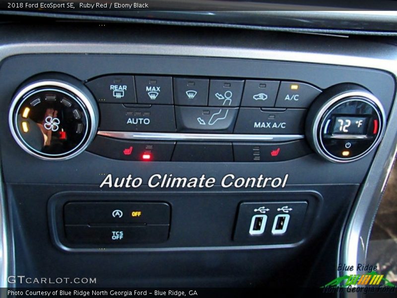 Ruby Red / Ebony Black 2018 Ford EcoSport SE