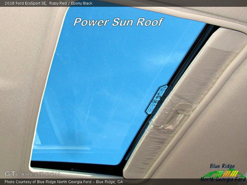 Ruby Red / Ebony Black 2018 Ford EcoSport SE
