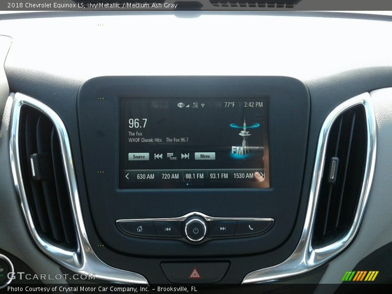 Ivy Metallic / Medium Ash Gray 2018 Chevrolet Equinox LS