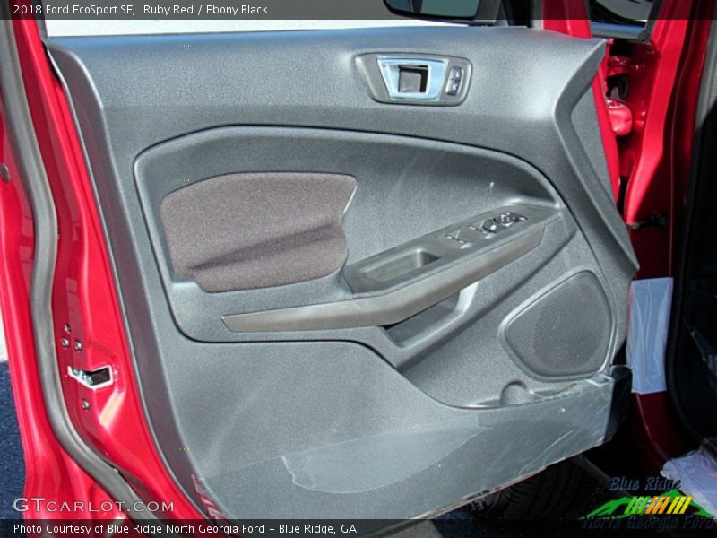 Ruby Red / Ebony Black 2018 Ford EcoSport SE