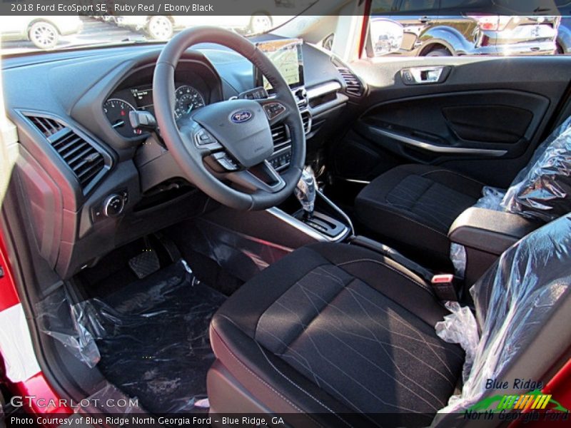 Ruby Red / Ebony Black 2018 Ford EcoSport SE