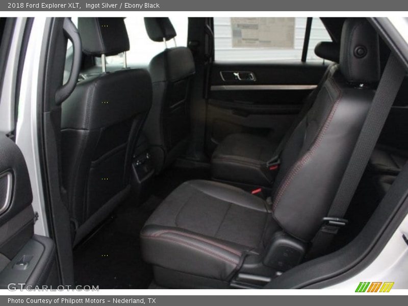 Ingot Silver / Ebony Black 2018 Ford Explorer XLT