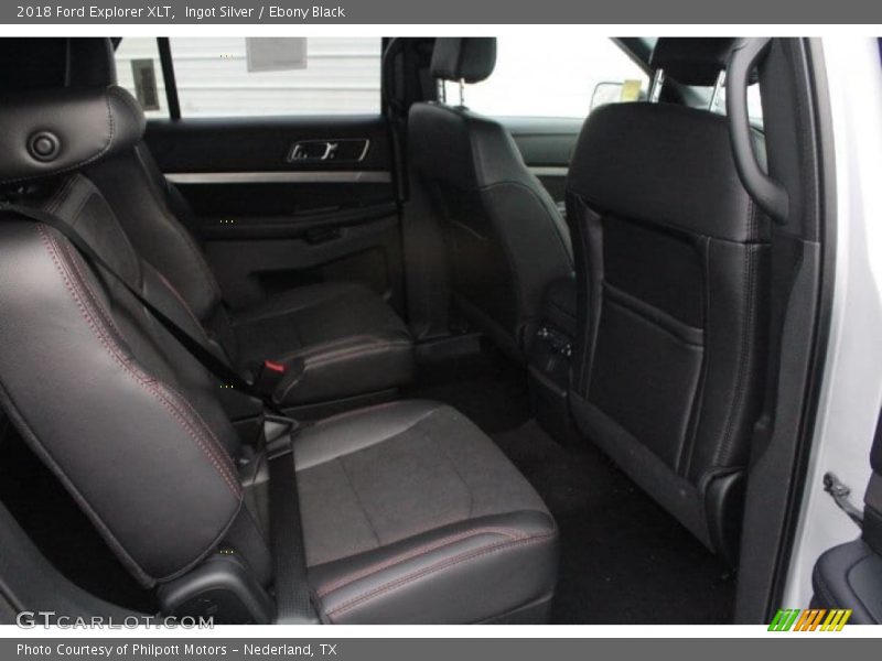 Ingot Silver / Ebony Black 2018 Ford Explorer XLT
