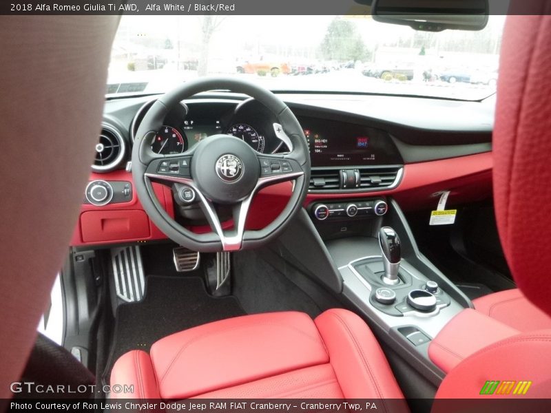 Front Seat of 2018 Giulia Ti AWD